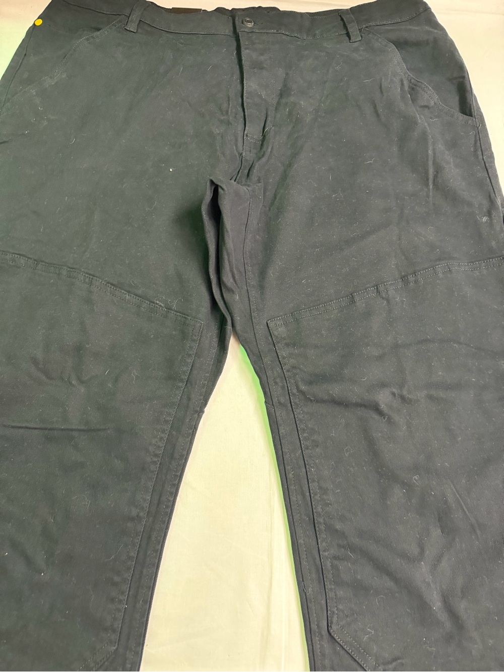 Men's Black Utility Pants - Classic Workwear Style